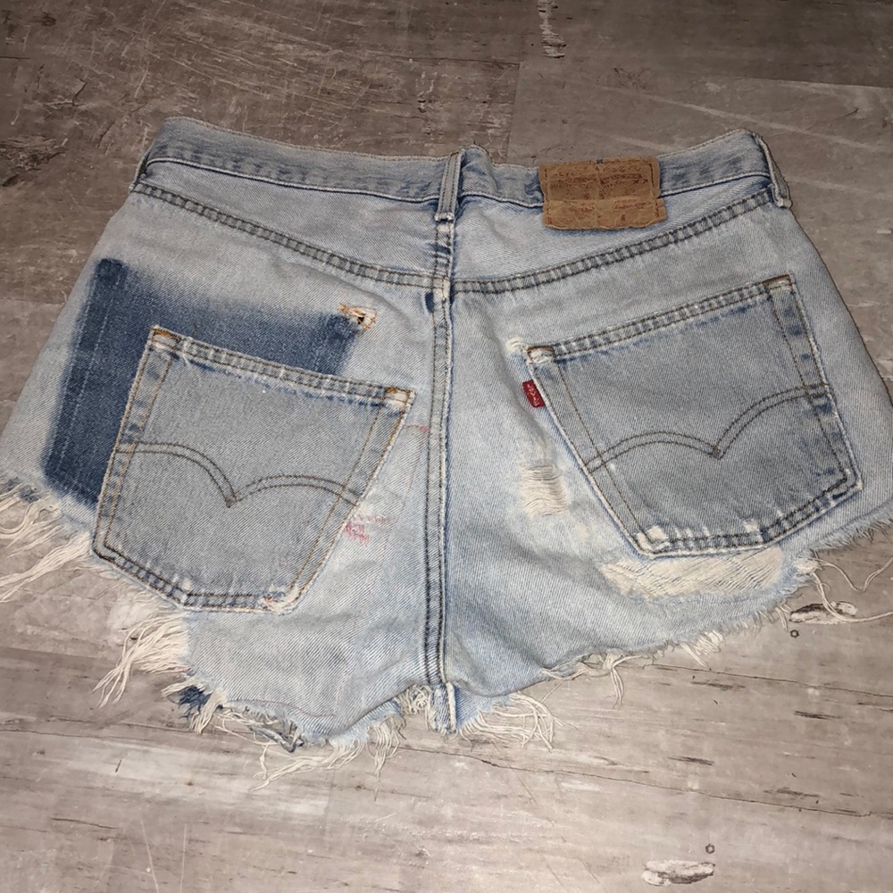 Distressed Urban Outfitters Levi’s Shorts